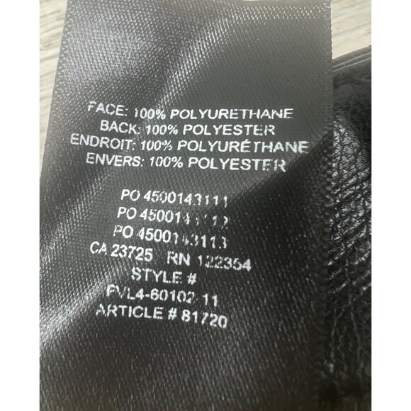 Aritzia Wilfred Melina vegan leather Black Pants Size 2 - Picture 13 of 15